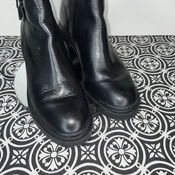 NATURALIZER Trina Mid Shaft Boots, black pebble, 7 - Picture 5 of 11